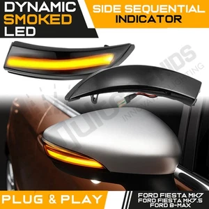 2x Dynamic LED Turn Signal Mirror Light Indicator Ford Fiesta MK7 7.5 ST 09-17 - Picture 1 of 5