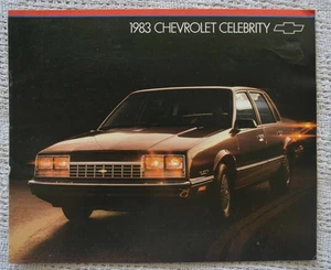 Chevrolet Celebrity 1983 catálogo de folletos de ventas a color de colección - Imagen 1 de 3
