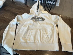 Vintage 90s Y2K Abercrombie & Fitch Hoodie Heavyweight Sweatshirt Thick XXL - Picture 1 of 10