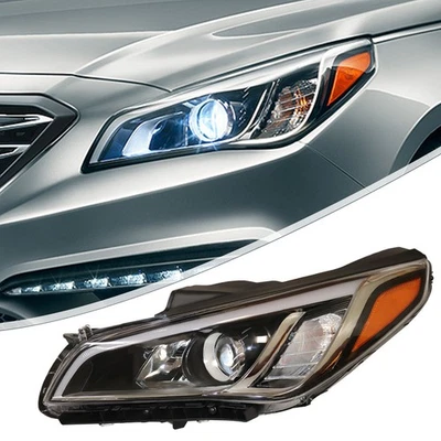 For 2015-2017 Hyundai Sonata ECO SE GL GLS Sport Headlight Headlamp Driver Side Foto 1 de 4