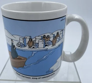 Vintage Gary Larson Far Side Mug 1990 Ralph Harrison King of Salespersons - Picture 1 of 6