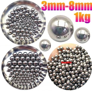 Diameter 3mm-8mm High-Precision Carbon/Bearing Steel Balls Solid Metal Ball 1kg - Picture 1 of 15