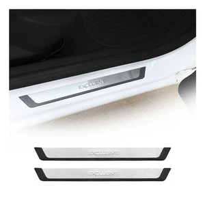Listones de entrada faldones puerta para Dodge Nitro neón cromo cepillado plata 2x - Imagen 1 de 7