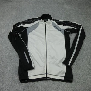 Endura Cycling Jacket Mens Medium White Windstop Pockets Race FS260 Pro Layer - Picture 1 of 9