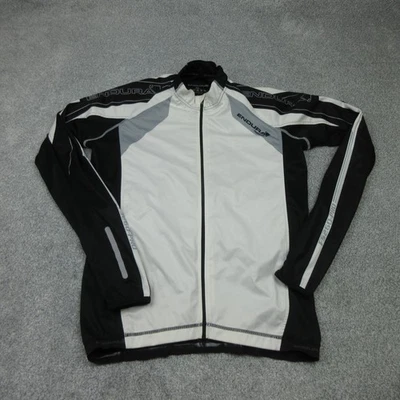Endura Cycling Jacket Mens Medium White Windstop Pockets Race FS260 Pro Layer - Image 1 of 4