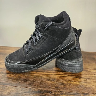 Nike Air Jordan 3 Black Cat 2025 Grade School Talla 6.5Y  Foto 1 de 4