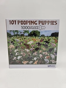 Rompecabezas 101 Caca Cachorros de Funwares 1000 Piezas Nuevo y Sellado Divertido - Imagen 1 de 2