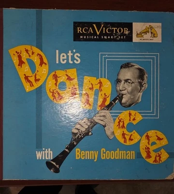BENNY GOODMAN 1947 RCA VICTOR "LETS DANCE" 4 78 RPM RECORDS BIG BAND JAZZ/SWING - Image 1 of 4