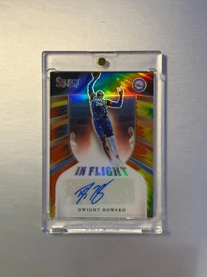 2020 Select Dwight Howard In Flight Signatures Tie Dye Auto 76ers /25 - Image 1 of 2
