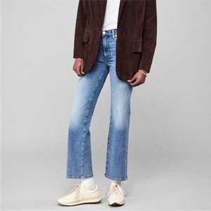 Frame Jeans Le Sleek Straight Jean en Whimsy Blue High Rise Relaxed Fit Talla 28 - Imagen 1 de 12