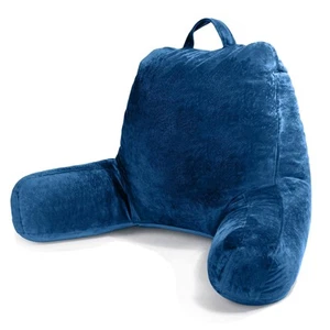 Reading Pillow for Bed, Velvet Back Support Pillow for Bed Sitting Up, Back-R... - Picture 1 of 9