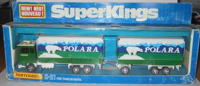 FORD TRANSCONTINENTAL 'POLARA' MATCHBOX SUPERKINGS K-21 CASI COMO NUEVO/PERFECTO Foto 1 de 4