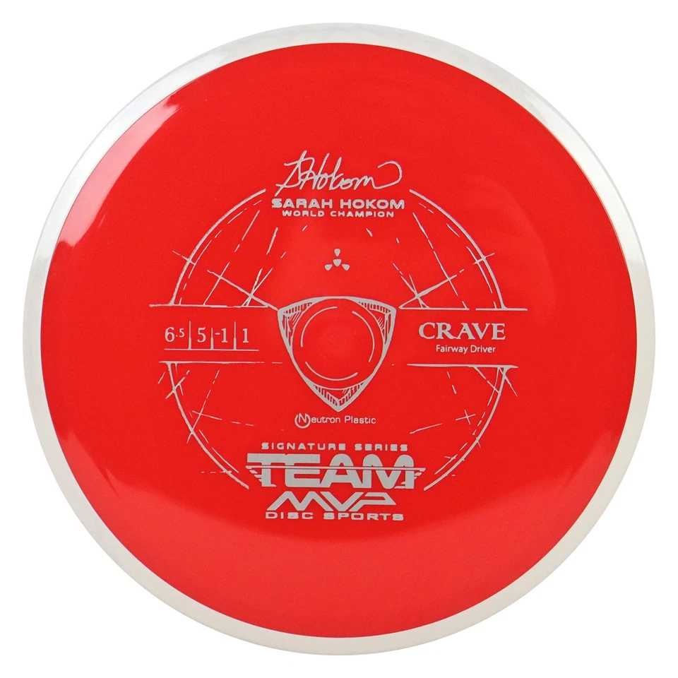 Axiom Disc Golf Sarah Hokom Neutron Crave Fairway Driver 6.5/5/-1/1 Choose Exact - Image 1 of 1