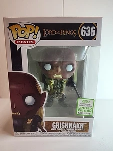 Funko Pop! Herr der Ringe Grishnakh 636 2019 Spring Convention LE mit Beschützer - Bild 1 von 6
