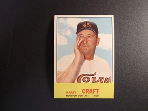 1963 Topps Baseball Harry Craft Karte # 491 - Bild 1 von 2