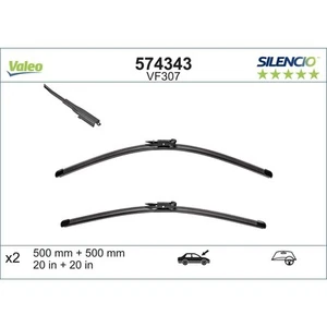 Valeo Silencio Wiper Blade Set Front VF307 574343 - Picture 1 of 4
