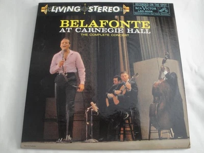 Belafonte At Carnegie Hall, the Complete Concert DOUBLE VINYL LP ALBUM RCA VICTO - Image 1 of 2