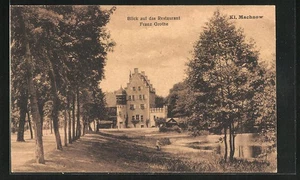 Klein Machnow, Ansichtskarte, Blick auf das Restaurant Franz Grothe  - Picture 1 of 2