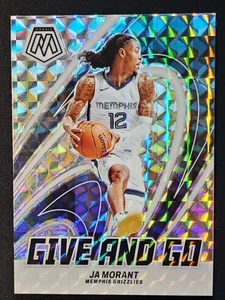 2023-24 Panini Mosaic - Give and Go Mosaic Prizm #9 Ja Morant - Bild 1 von 2