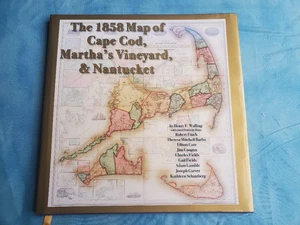 The 1858 Map of Cape Cod, Martha's Vineyard, & Nantucket HCDJ - Imagen 1 de 3