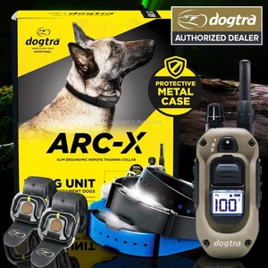 Dogtra ARC-X  Remote Training 2-Dog HANDSFREES Collars, 3/4 Mi. Boost, Tone, Vib - Picture 1 of 24