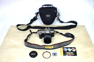 Nikon N65 35mm SLR w/Nikkor AF 28-80mm zoom, strap/cap, Great Cond. Carrying Bag - Picture 1 of 19