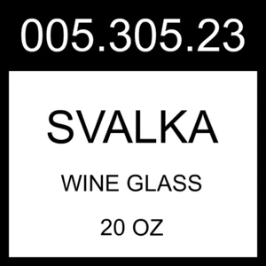 IKEA SVALKA Wine Glass Clear Glass 6 Pack 20 oz 005.305.23 - Picture 1 of 4