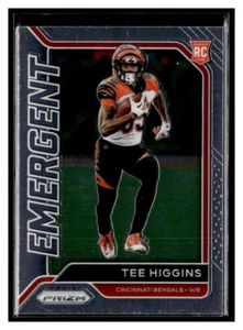 2020 Panini Prizm #17 Tee Higgins Emergent RC Cincinnati Bengals - Bild 1 von 2