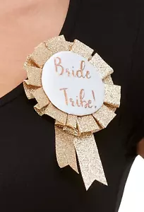 Abito da sposa tribù rosette oro rosa gallina notte festa oggetto di scena festa - Foto 1 di 1