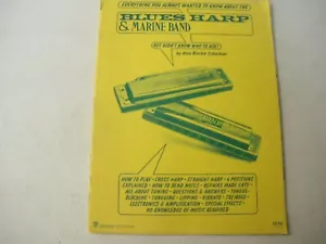 Alan Blackie Schackner ~ Blues Harp & Marine Band ~ Vintage '76WB book - Picture 1 of 3