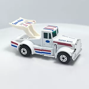 Matchbox #66 Tyrone Malone Super Boss Race Kenworth Semi Truck White - Picture 1 of 7