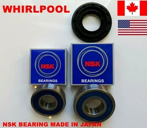 FRONT LOAD WASHER,2 TUB BEARINGS AND SEAL, Whirlpool bearing - Foto 1 di 2