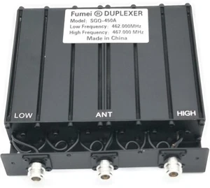 Professional UHF Duplexer 400-470MHz, Low Loss & High Isolation for Repeaters - Picture 1 of 9
