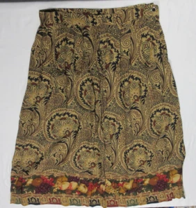 Women's Susan Bristol Paisley Skirt (Brown) Size: 12 - Picture 1 of 7