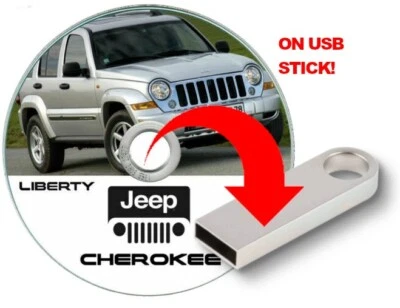 Jeep Cherokee Liberty (KJ) 2001-08 manuale officina per i sistemi Win/Mac su USB - Immagine 1 di 4