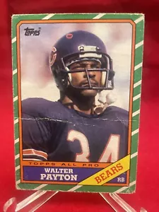 1986 Topps Chicago Bears #11 Walter Payton - Foto 1 di 2