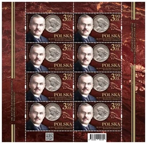 Poland 2024. Currency Reform of Władysław Grabski. Coins. Mini Sheet. MNH - Picture 1 of 1