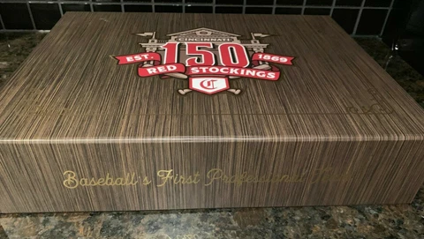 2019 Cincinnati REDS *150th Anniversary* Season Ticket Holder *Ticket Box* NEW Cover