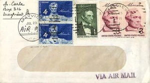 USA / PHILATÉLIE / ENVELOPPE AVEC TIMBRES / COVER WITH STAMPS 1959 - Bild 1 von 1