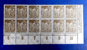 Stamps Germany Deutsches Reich 12x 25 Mark 1922 Block Mi. Nr. 242 (23580) - Picture 1 of 4