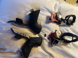 SRAM RED AXS Hydraulic HRD 12 Speed Shifters Disc Brakes Calipers set F & R - Picture 1 of 13