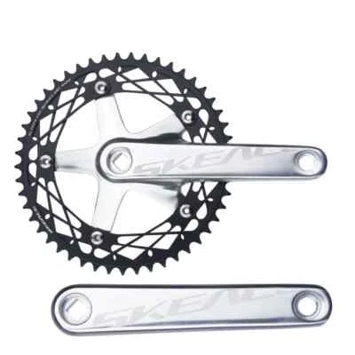 Mountain Bike Crankset 165mm Square Hole Crank 49T Speed Single 144BCD Sprocket - Image 1 of 4