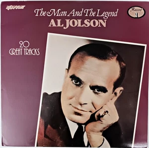 Al Jolson - The Man & The Legend Vol 1 - 1989 LP UK - Early Jazz / Entertainer - Picture 1 of 4