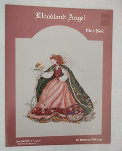 Serendipity Designs Mar Bek Woodland Angel Counted Cross Stitch Pattern - Picture 1 of 2