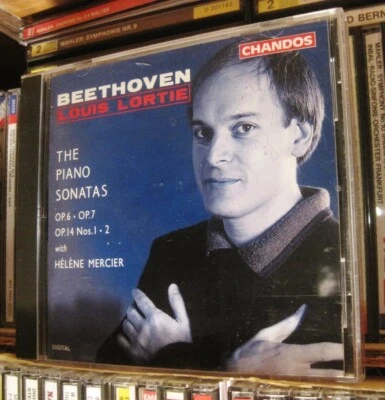 LOUIS LORTIE, Beethoven Piano Sonatas Op. 6, Op. 7, Op. 14 Nos 1-2 CHANDOS CD Foto 1 de 4