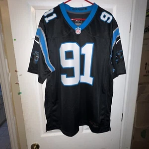 Men’s Nike Nick Thurman  Black Carolina Panthers Team Game Jersey L - Picture 1 of 5