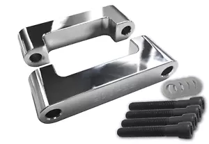 21” Chrome Front Fender Spacer Brackets for Harley - Bild 1 von 1