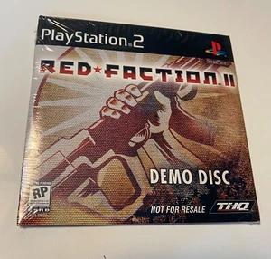 Red Faction II 2002 DEMO DISC! Playstation 2 PS2 THQ BRAND NEW/SEALED!!! - Picture 1 of 2