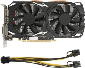 Grafikkarte Rx 580, 8 GB GDDR5 256 Bit, 3 Ausgänge HDMI DVI Dp, Halter (M9F) - Bild 1 von 9
