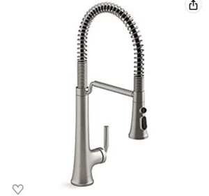 Kohler Tone Pull-down Single Hole Kitchen Sink Faucet - Vibrant Stainless... - Picture 1 of 1